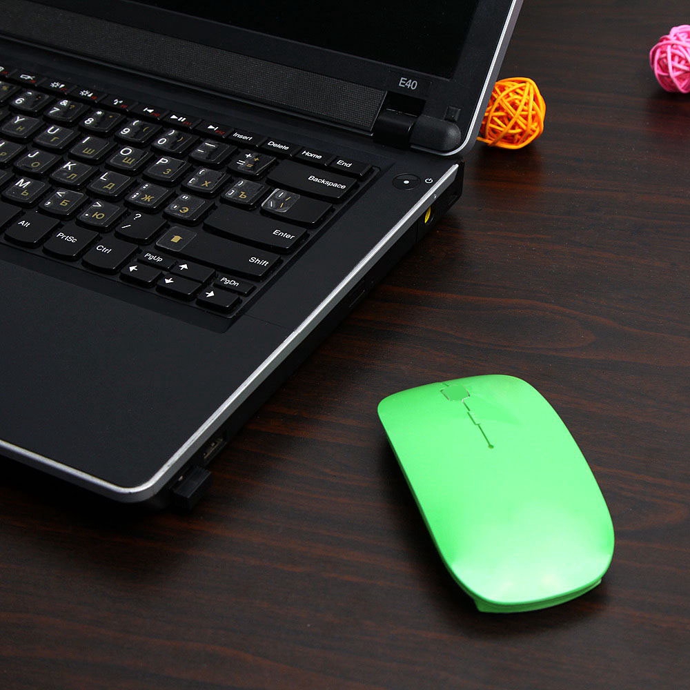 Chuột Quang Không Dây Siêu Mỏng 2.4g Cho Pc / Laptop | BigBuy360 - bigbuy360.vn