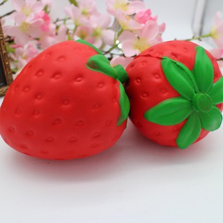 SQUISHY QUẢ DÂU TÂY ĐỎ - DÂU NHIỀU MÀU