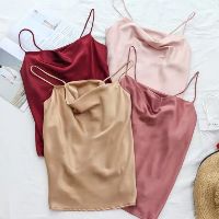 Áo 2 dây cổ đổ lụa loại 1
