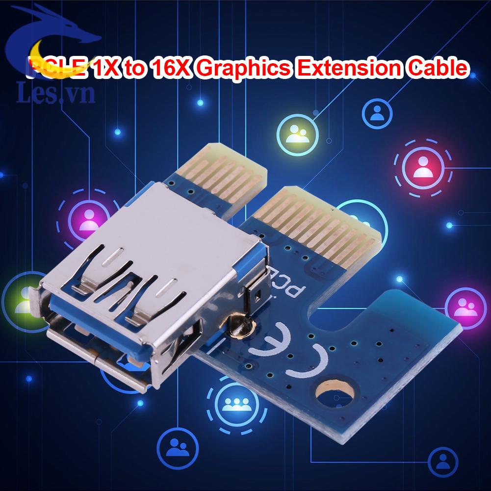 Bộ Chuyển Đổi Pcie X1 PCI E 1X Sang USB 3.0 Đầu Cái Cho PCI