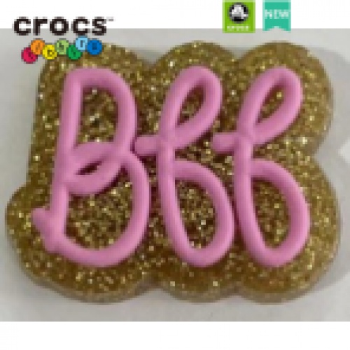 Kẹp Khóa Giày CROCS In Chữ Phù Hợp Cho Trang Trí