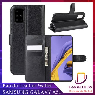 Bao da Samsung A51, cao cấp có nắp gập và chống xem phim cho Samsung A51