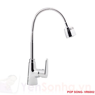 Vòi chậu rửa chén bát Pop Song VR6002 cần mềm tiện dụng