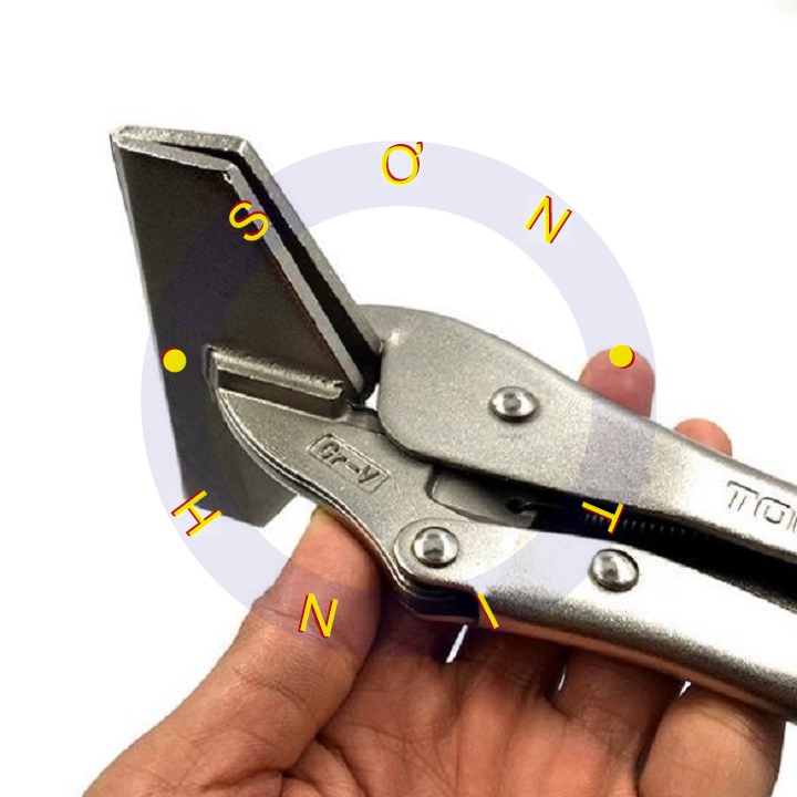 Kìm bấm kẹp Tolsen 10055 10'',250mm phủ Nikel bề mặt