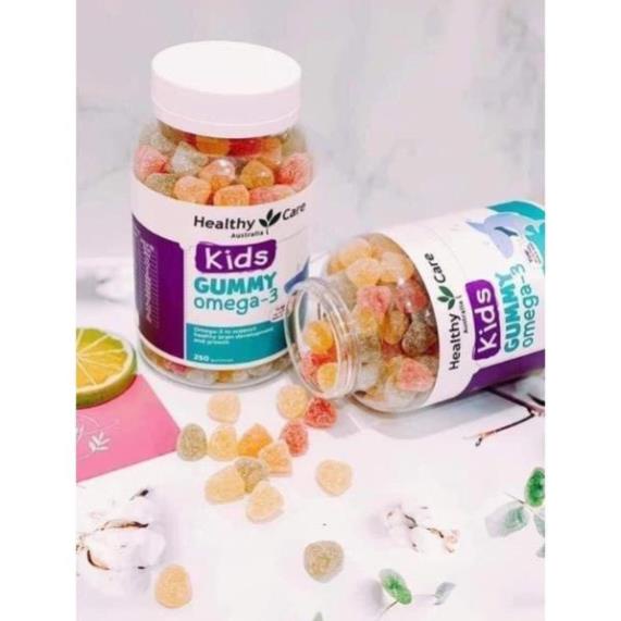 Kẹo dẻo Healthy Care Kids GUMMY OMEGA 3 - Úc,KẸO DẺO GUMMY BỔ SUNG OMEGA 3