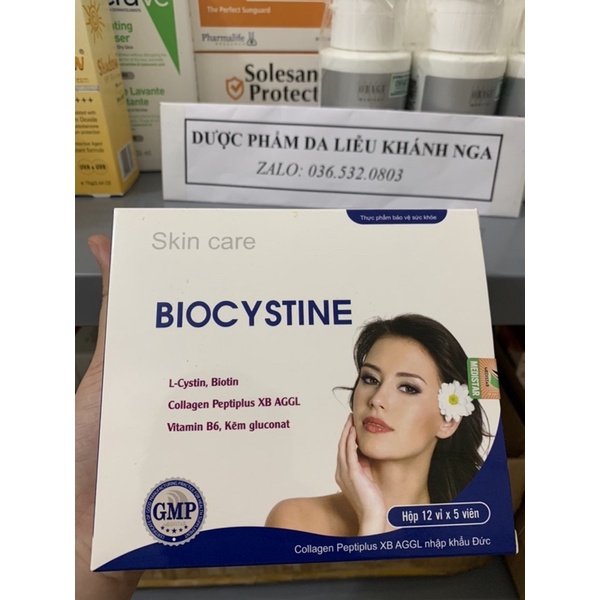 BIOCYSTINE - Viên uống đẹp da chống lão hóa giảm mụn
