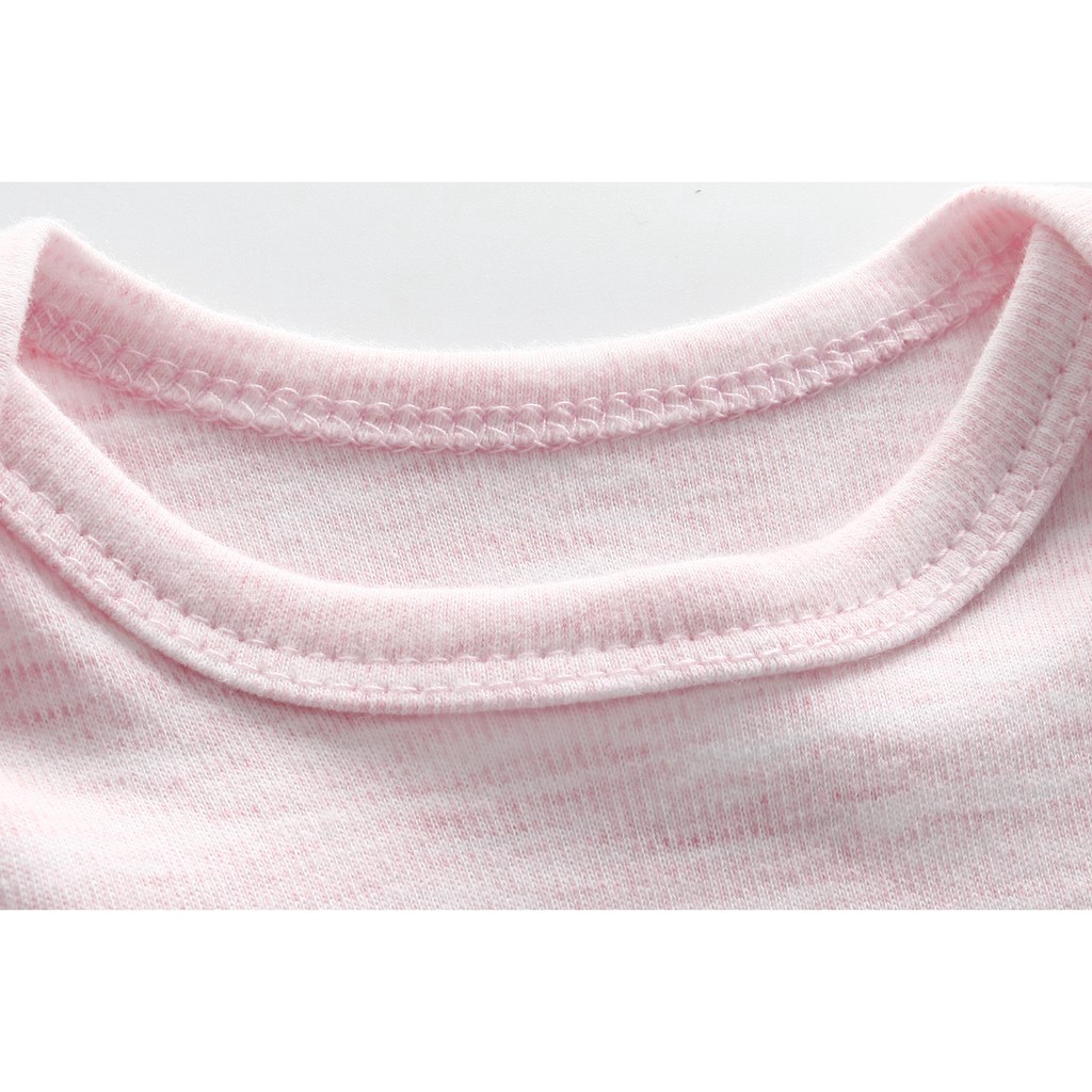 Bộ 3 bodysuit cho bé bông đồ bé gái sơ sinh body chip bé gái quần áo bé gái sơ sinh 0 12 tháng