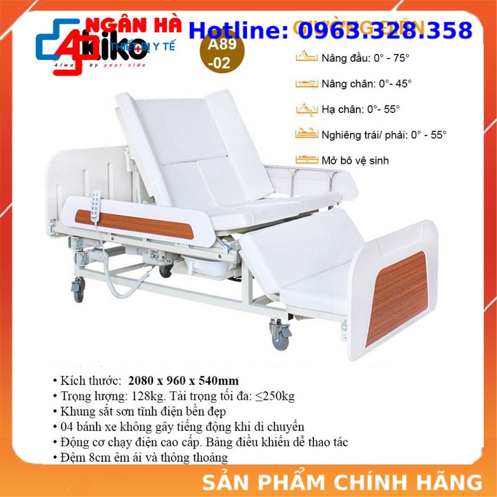 Giường bệnh nhân, giường y tế, giường y tế đa năng Akiko A89-02 tặng ngay 02 bộ ga trải giường