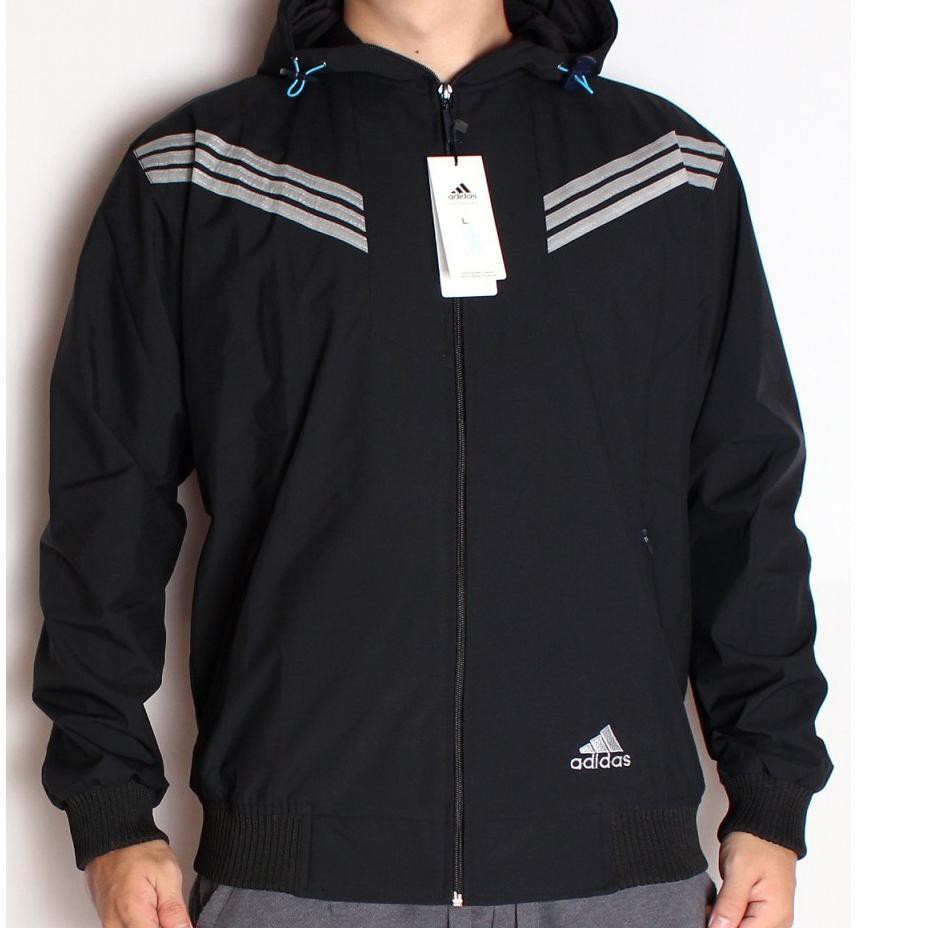 Áo Khoác Hoodie Adidas Màu Đen Chống Thấm Nước