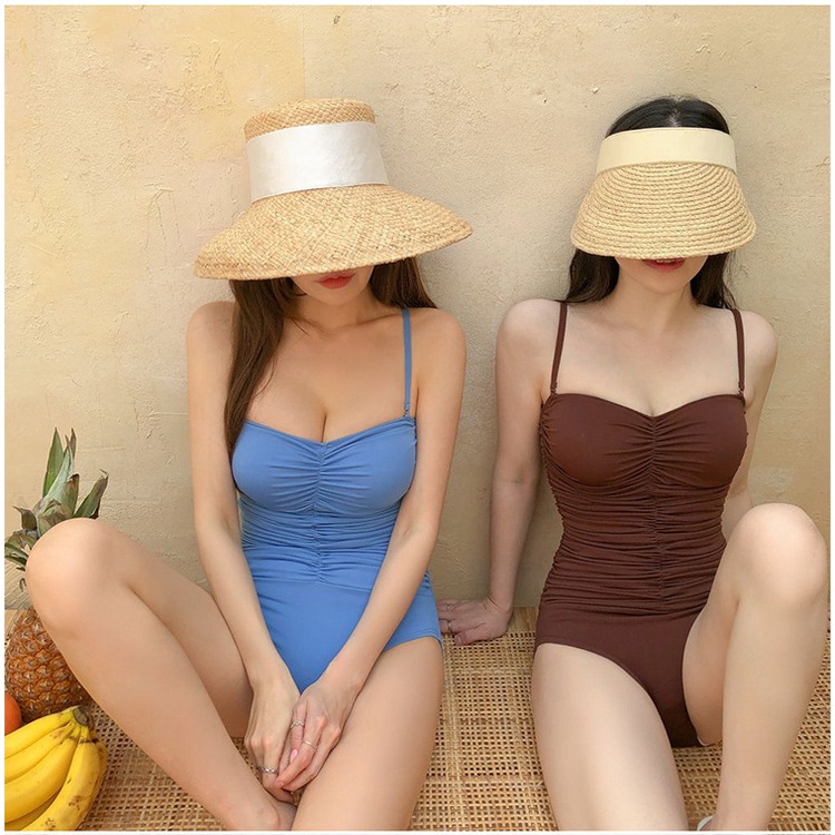 Bộ Đồ Bơi Một Mảnh Xếp Ly Một Mảnh Chất Liệu Sợi Polyester Nhiều Màu Sắc Size M-Xl Cho Nữ | BigBuy360 - bigbuy360.vn