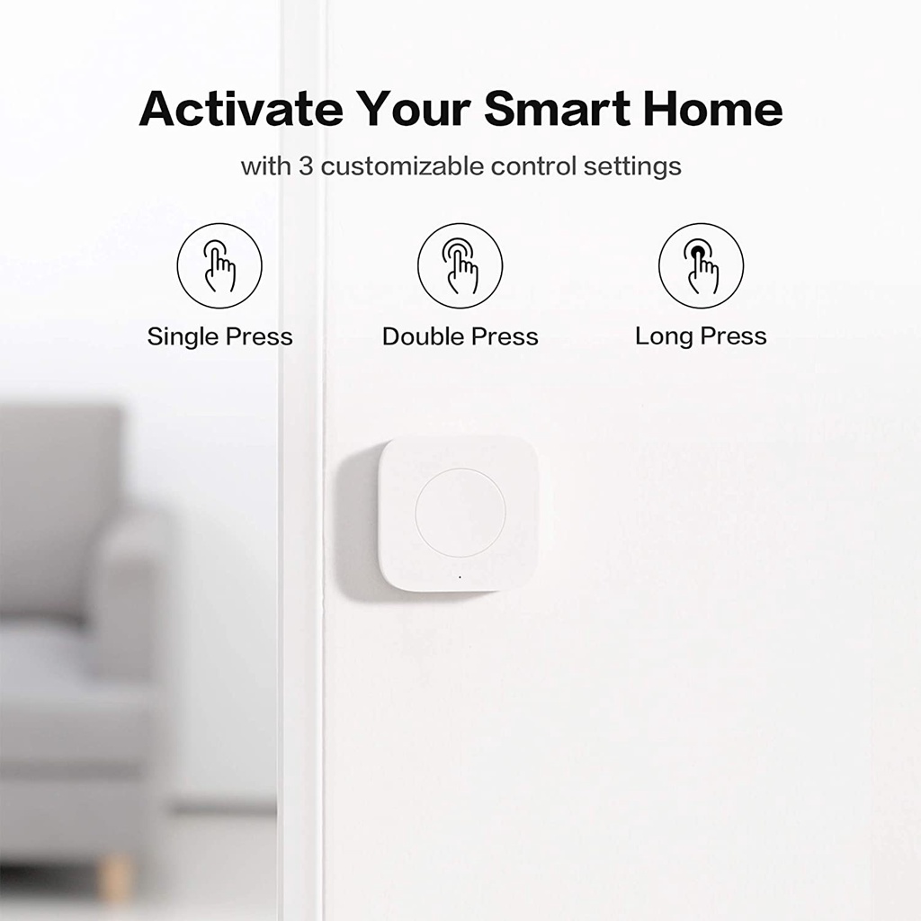 Nút nhấn không dây Aqara Mini Switch Wireless - tương thích Aqara Home WXKG11LM