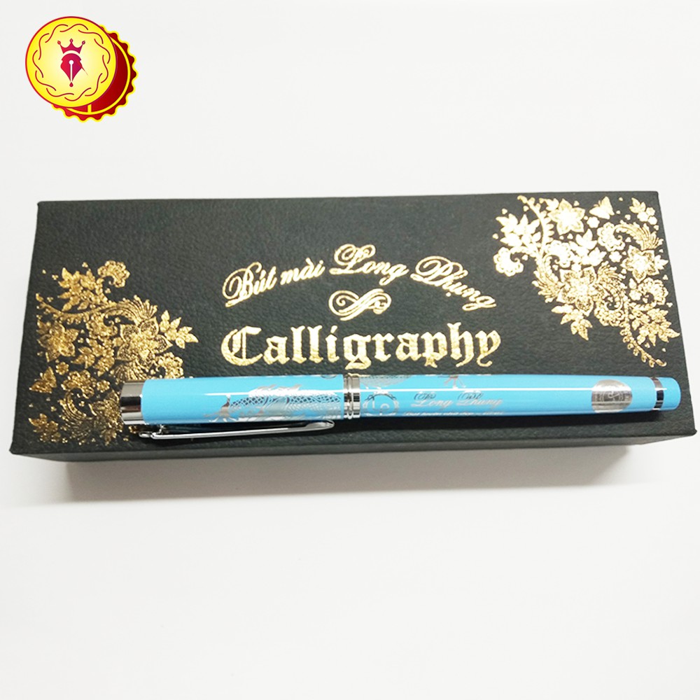 BÚT MÀI LONG PHỤNG LP 07 - NGÒI LÁ TRE CALLIGRAPHY TỰ TẠO THANH ĐẬM - PENPRO