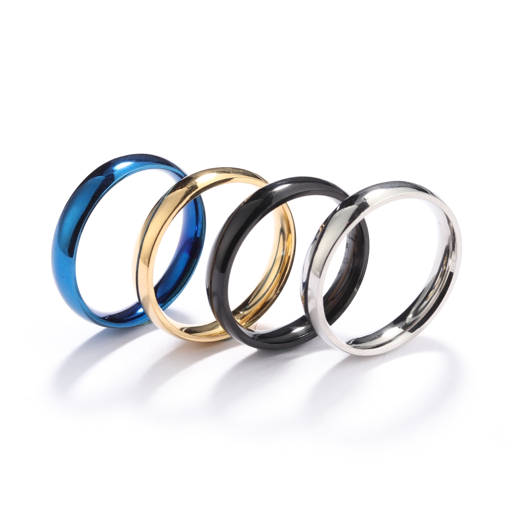 Trang Sức Đám Cưới Đơn Giản|Nhẫn Nữ Mỏng Màu Size 5-12