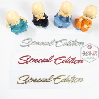 tem chữ nổi special edition trang trí xe máy hàng cao cấp cực đẹp
