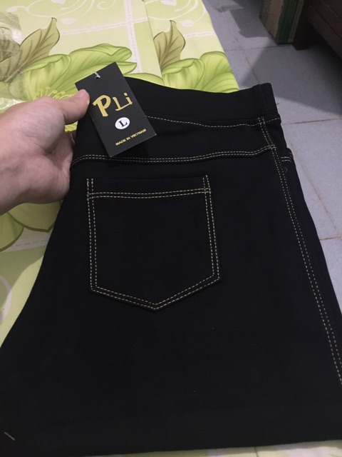 Quần Legging giả jean lửng