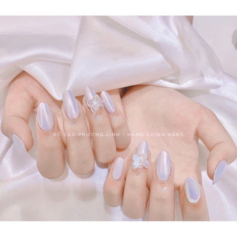 Bột tráng gương ngoc trai , tráng gương ngoc trai làm nail.