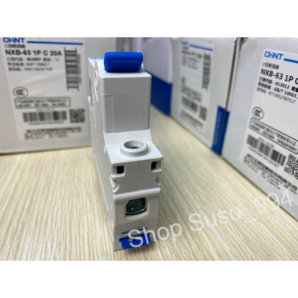 Aptomat Chint NXB-63 1P 20A Dòng Cắt 6kA