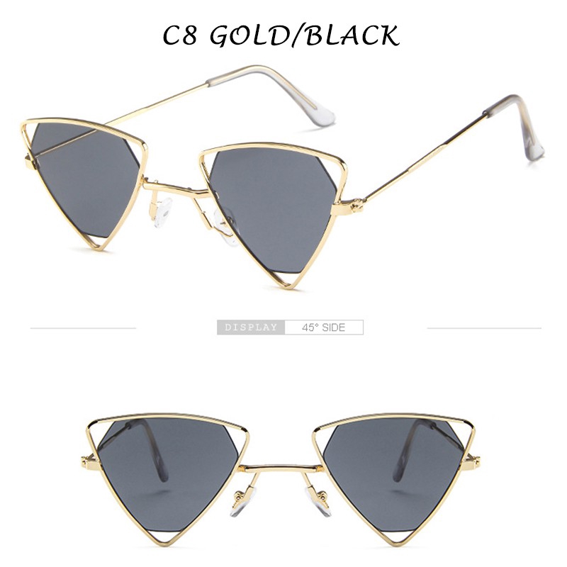 Kính mát gọng kim loại phong cách Hàn Quốc thời trang