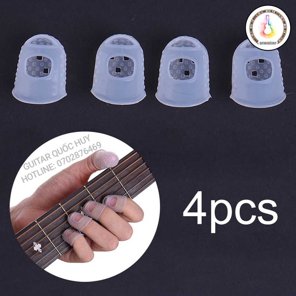 Dụng cụ bảo vệ đầu ngón tay trái - Giảm đau tay khi bấm dây đàn Guitar