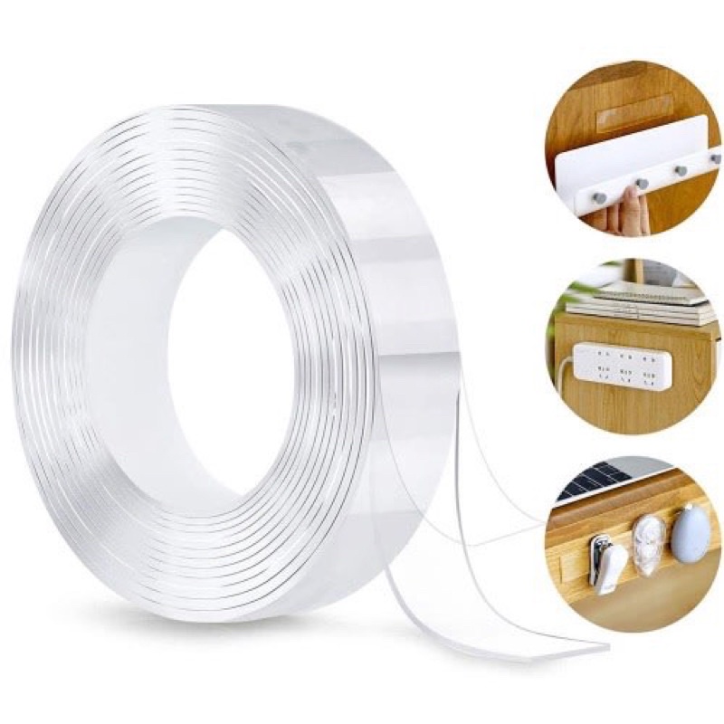 CUỘN 3 MÉT  Băng Keo 2 Mặt Siêu Dính Loại