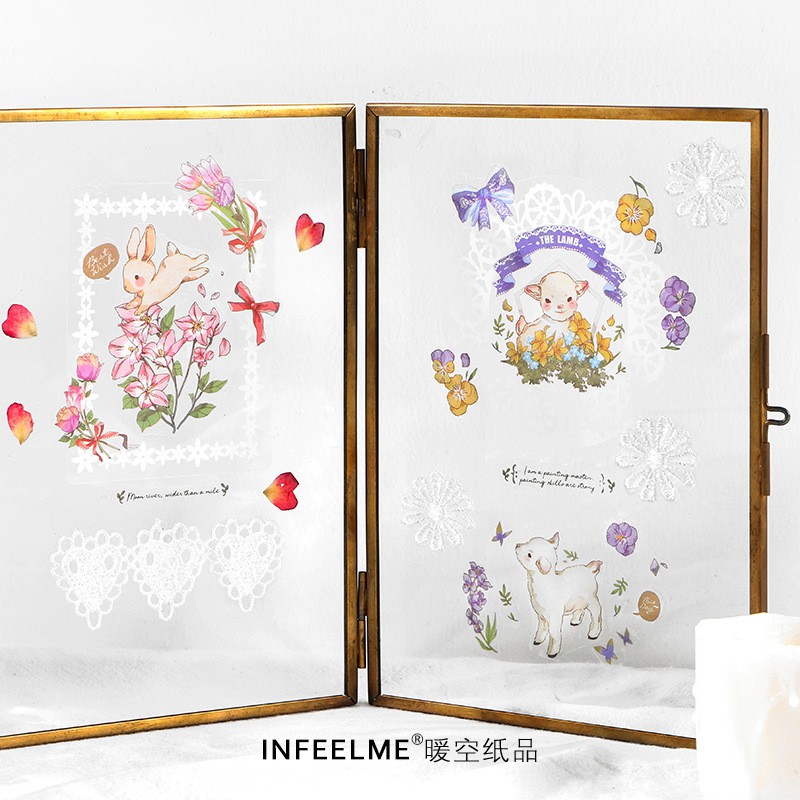 Dãi nhãn dán sticker hoạt hình đáng yêu Tả Bí Lù Store