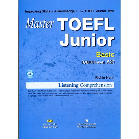 Sách - Master TOEFL Junior (Kèm CD) - 9786045826157