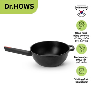 Chảo xào chống dính cán dài Dr.HOWS Esoap Wok Pan
