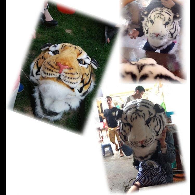 Ba Lô Đeo Vai Hình Đầu Hổ/Sư Tử/Heo/Gấu Trúc 3d Sáng Tạo