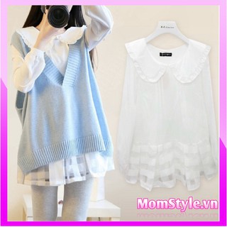 Áo Bầu [ XIÊU XINH ] SÉT ÁO THU ĐÔNG PHONG CÁCH HÀN QUỐC