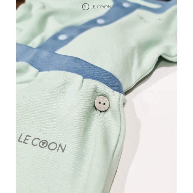 Le coon - Bộ cúc bấm nẹp giữa thu đông mềm, ấm LC0764