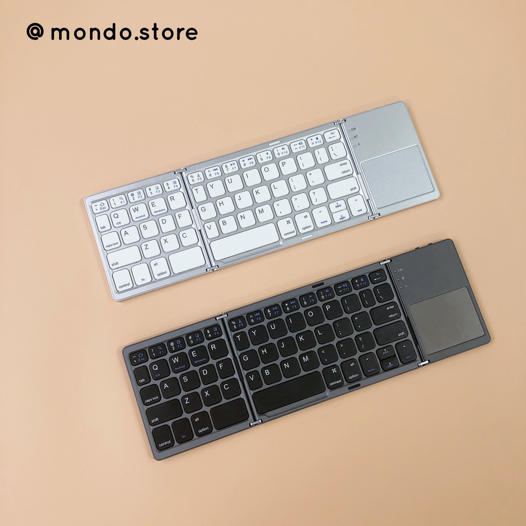 [Mã 267ELSALE hoàn 7% đơn 300K] Bàn Phím Mini Keyboard Bluetooth Kèm Touchpad