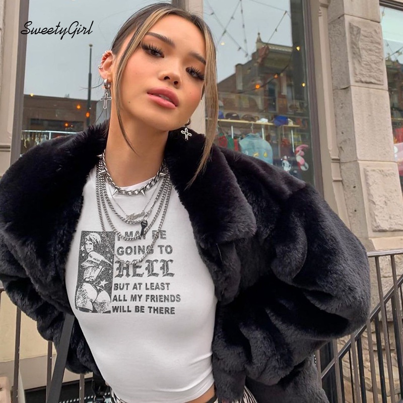 Áo Thun Ngắn Tay Họa Tiết Hoạt Hình Phối Màu Tương Phản 2022 Thời Trang Cho Nữ