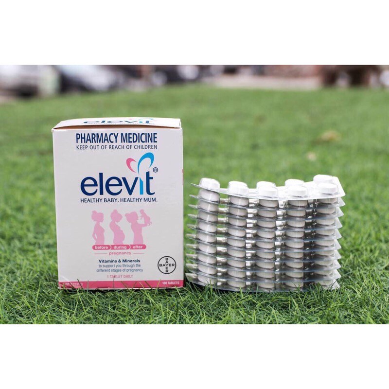 Elevit bầu - Vitamin tổng hợp cho mẹ bầu trước- trong và sau sinh