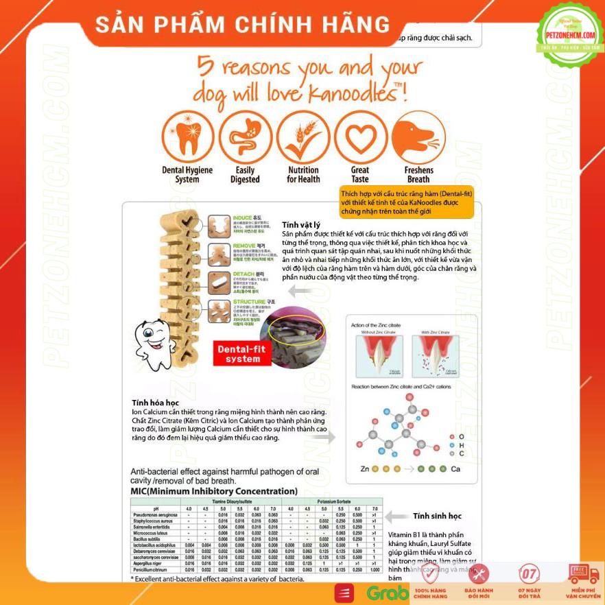 Kẹo KANOODLES 170g Forcans bảo vệ răng miệng cho chó ⚜ FREESHIP ⚜ làm sạch răng và mảng bám, vừa ăn ngon vừa đánh răng
