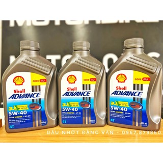 Dầu Nhớt Shell Ultra Scooter API SN cao cấp dành riêng cho xe tay Ga