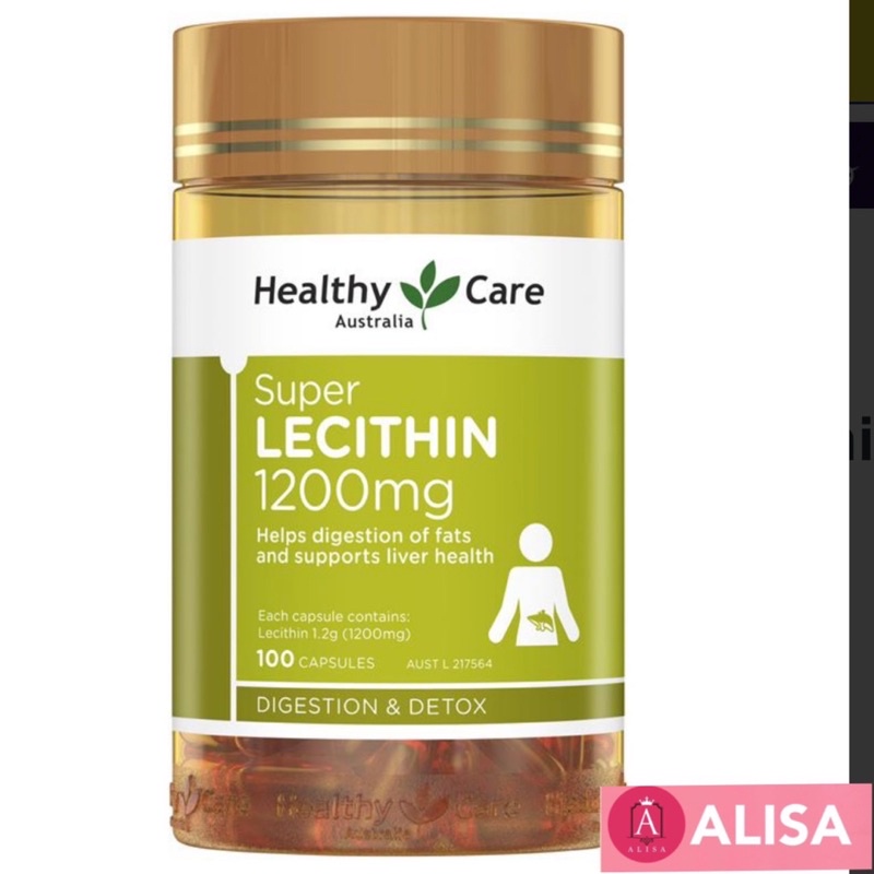 Mầm Đậu Nành Healthy Care Super Lecithin 1200mg100 viên-ALISA