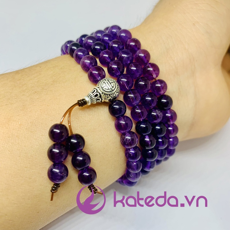 DTG140 Vòng T.A tím size 6li/8li/10li ( Hàng trong , tím đậm )