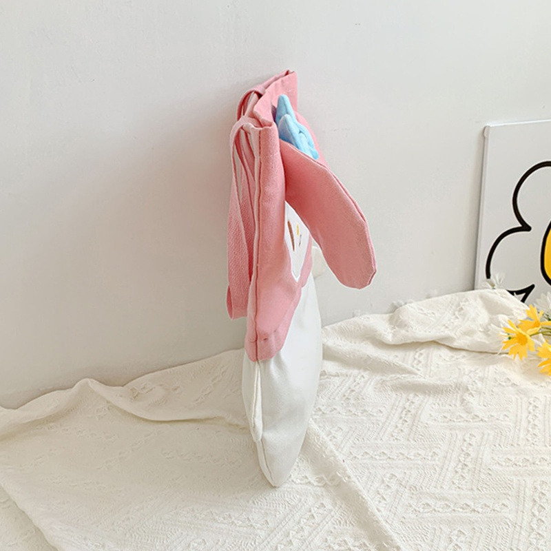 Youyo Túi vải Cỡ Lớn Họa Tiết Hoạt Hình Dễ Thương Cho Nữ
