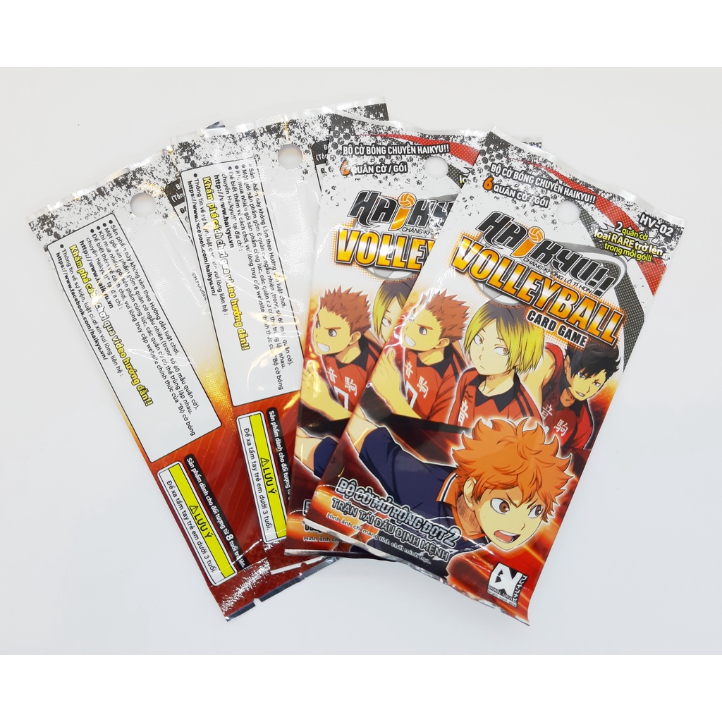 Bộ cờ bóng chuyền Haikyu - Combo - HVD-02 + 5 HV-02