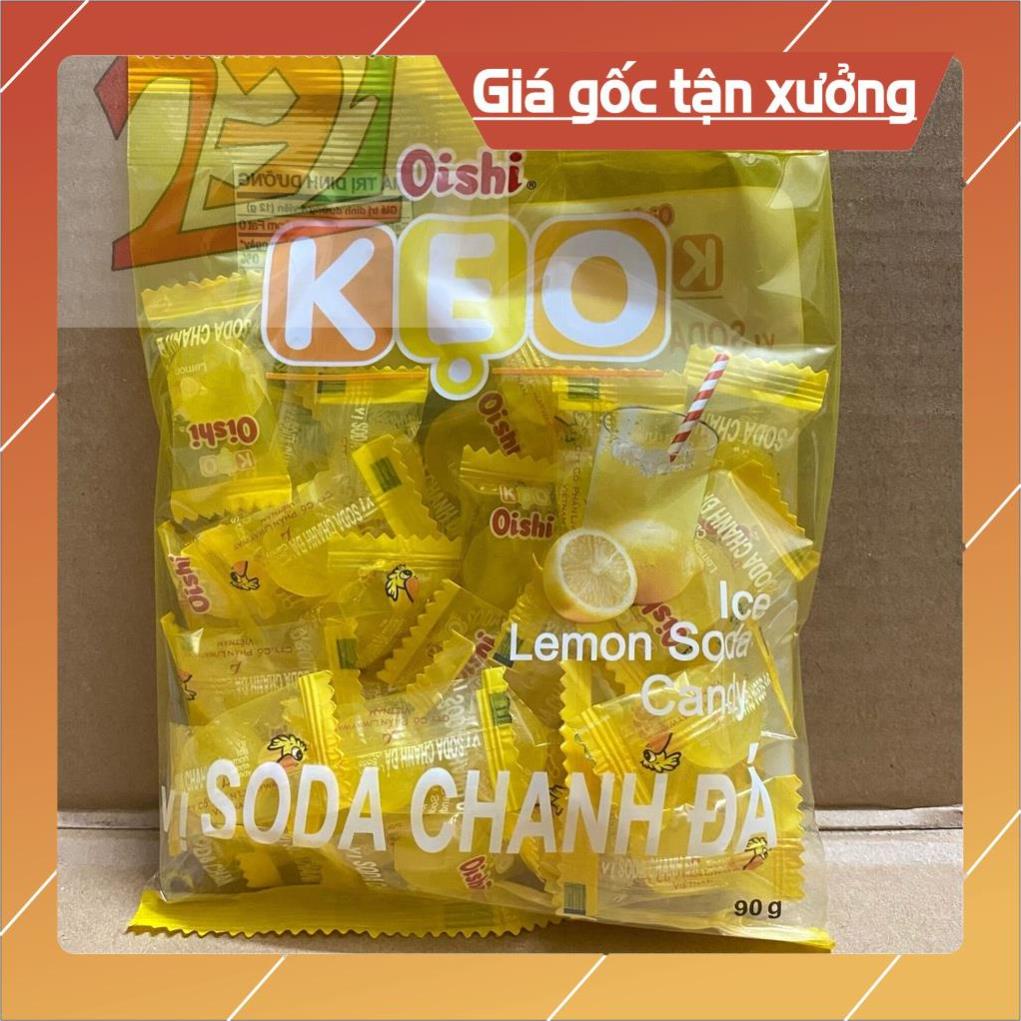 [ICLN9 giảm 5K cho đơn hàng 50k]  combo 3 gói Đủ vị Kẹo gói Oishi trái cây 90gr