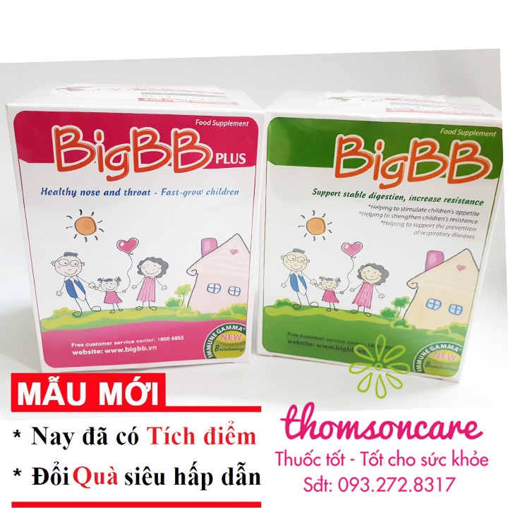 BigBB - Có tem tích điểm tặng quà - tăng sức đề kháng cho bé, giúp trẻ tiêu hóa tốt - Cốm Big BB