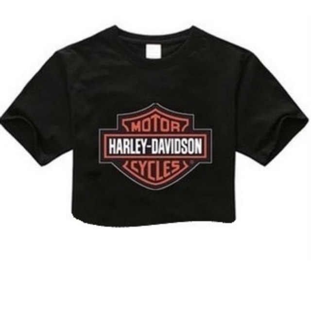 Áo croptop MOTOR HARLEY-DAVISON COMPANY áo croptop dáng lửng phong cách hiphop  siêu hot dưới 55kg