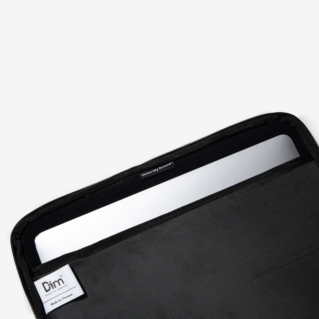 Túi Chống Sốc Laptop DIM Laptop Case (Dành Cho Máy 13 inch, Chia Ngăn Nhỏ Tiện Lợi) - Màu Đen / Xám / Vàng