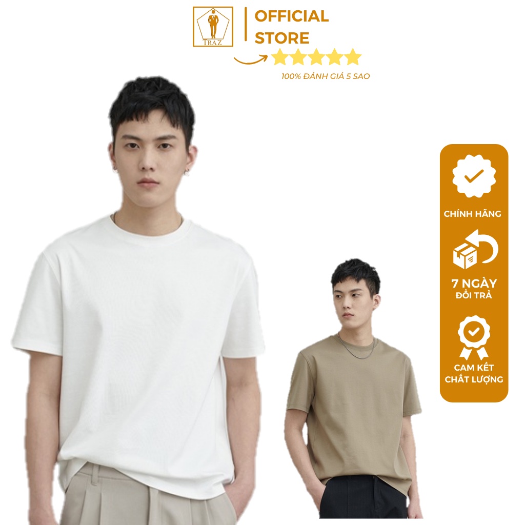 Áo Phông thun Nam, Nữ Trắng Đen Unisex Cổ Tròn Dáng Phom Rộng Suông Cộc Tay Lỡ Trơn