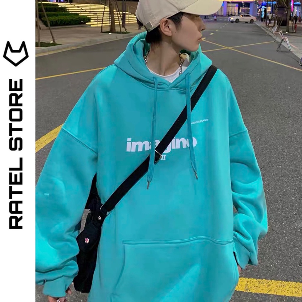 Áo Hoodie Local Brand Nỉ Bông Nam Nữ IMAGINO Unisex Form Rộng