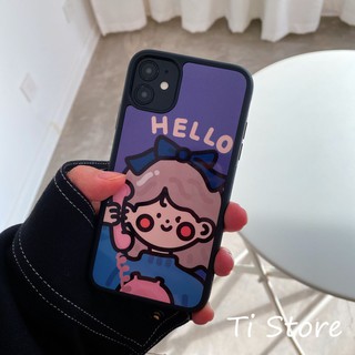 Ốp lưng girl hello ip