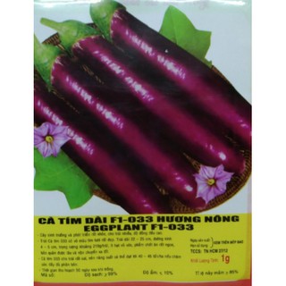 HẠT CÀ TÍM DÀI F1 - GÓI 1 GRAM367