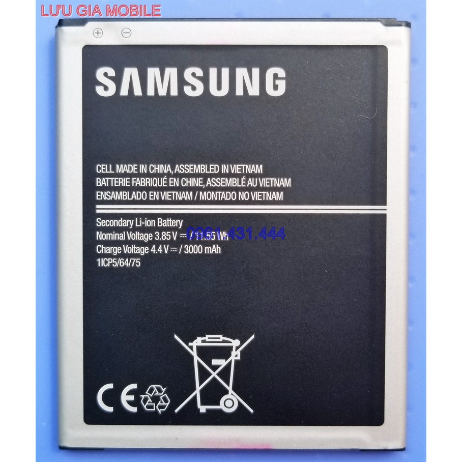Pin Samsung Galaxy J4 2018 J400 | Samsung Galaxy J7 Duo J720 | Samsung J7 2015 J700 chính hãng | Tặng cáp Samsung côngty