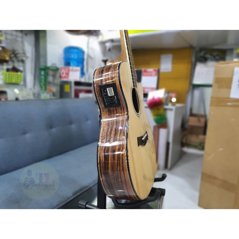 Guitar Acoustic Cao cấp Gỗ Điệp tích hợp sẵn Tuner EQ B12