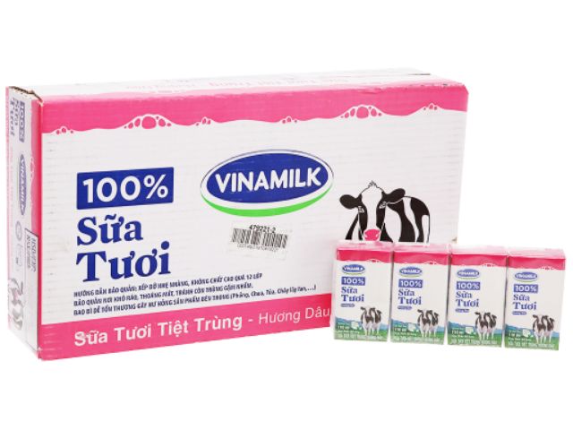 Thùng 110ml sữa VINAMILK 100% đủ loại